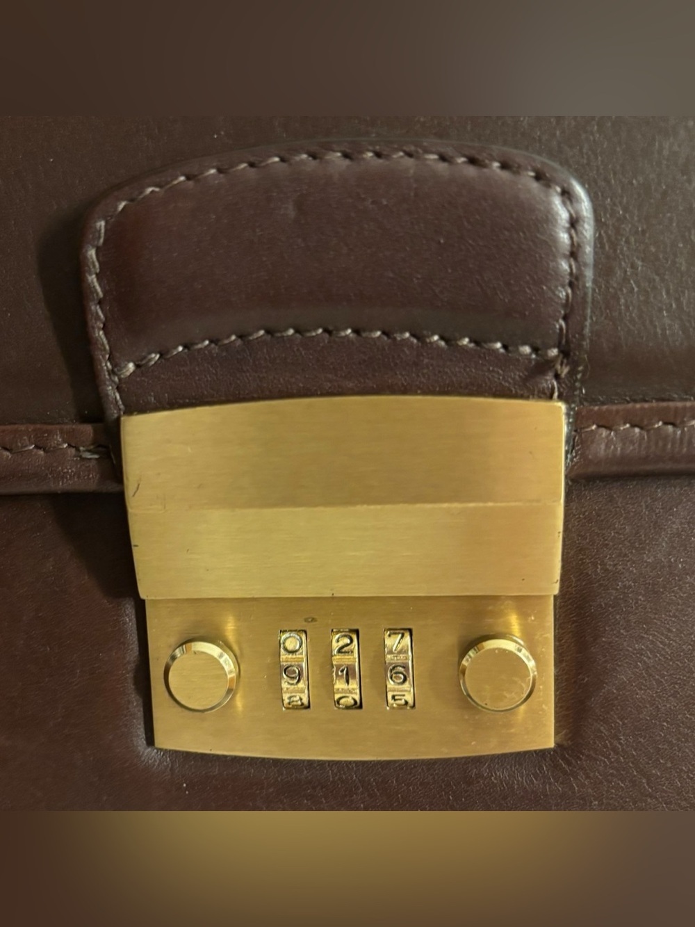 Vintage Coach Courier Brief 5352 Mahogany Leather Briefcase - Picture 7 of 16